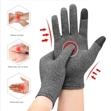 

1 Pair Arthritis gloves woman Rheumatoid Magnetic Compression Gloves Arthritic Joint Pain Relief Hand Gloves Therapy Fingers