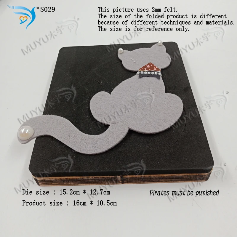 Кошка DIY новая деревянная форма режущие штампы для скрапбукинга Толщина/15,8 мм/S029