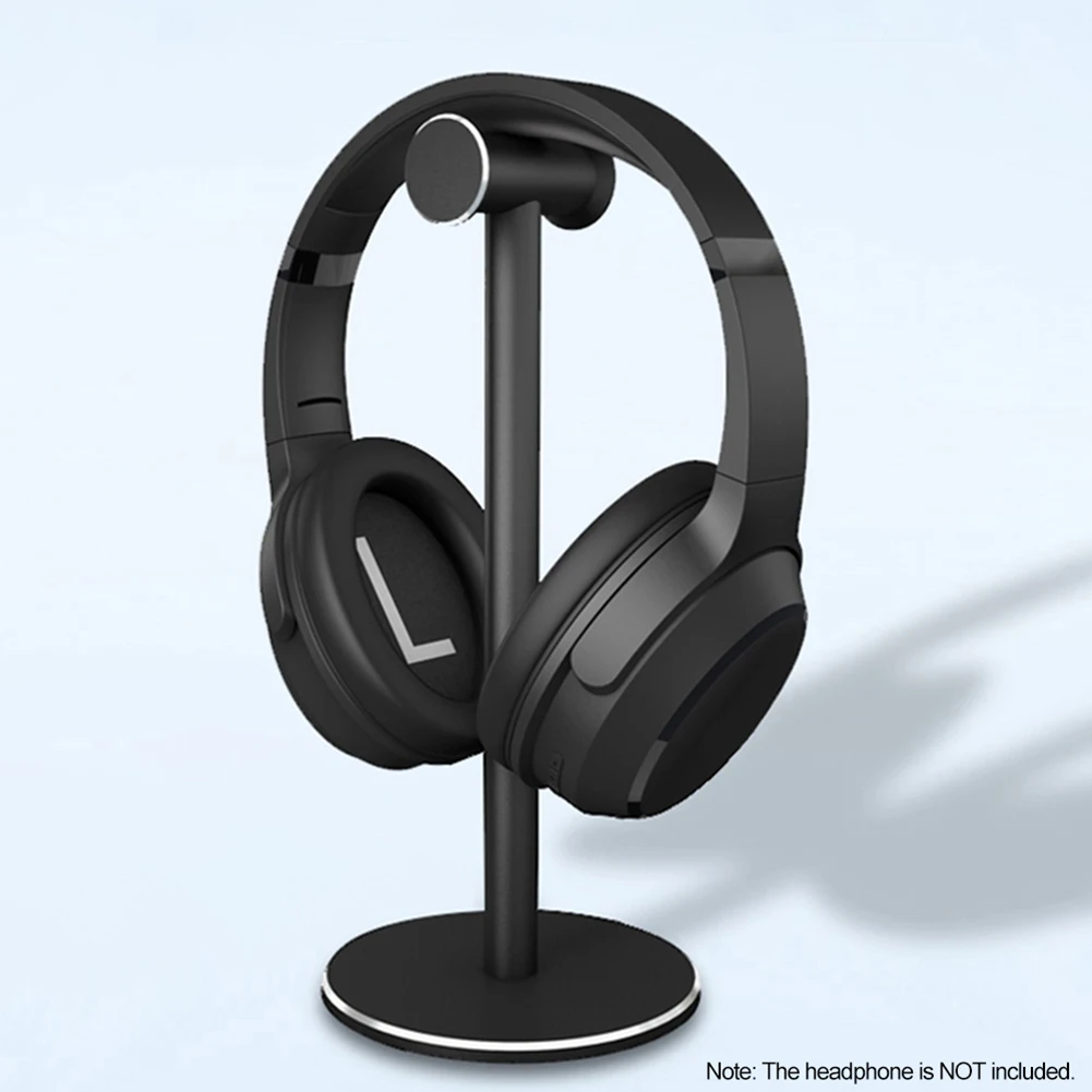 Aluminum Alloy Metal Headphones Holder Stand Detachable Stable Bracket Silicone Pad for Wired Wireless Gaming Headsets