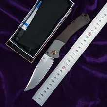 LEMIFSHE 15080 Dymondwood/G10 стальная ручка D2 лезвие складной нож для выживания EDC Инструмент Кемпинг Охота Открытый Карманный кухня