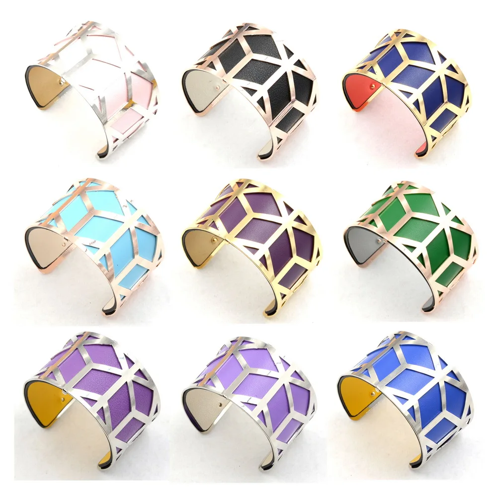 

Valentine's Day gift jewellery girl bracelets Hyperbole kc goldrose gold plating multi leather High quality bracelet georgette