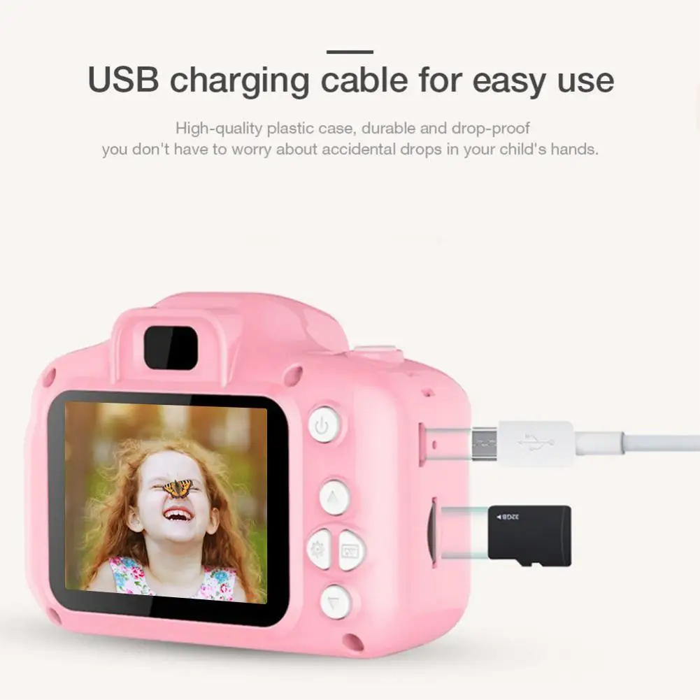 Дети Цифровой HD 1080P видео камера 2,0 дюймов цветной дисплей детский подарок
