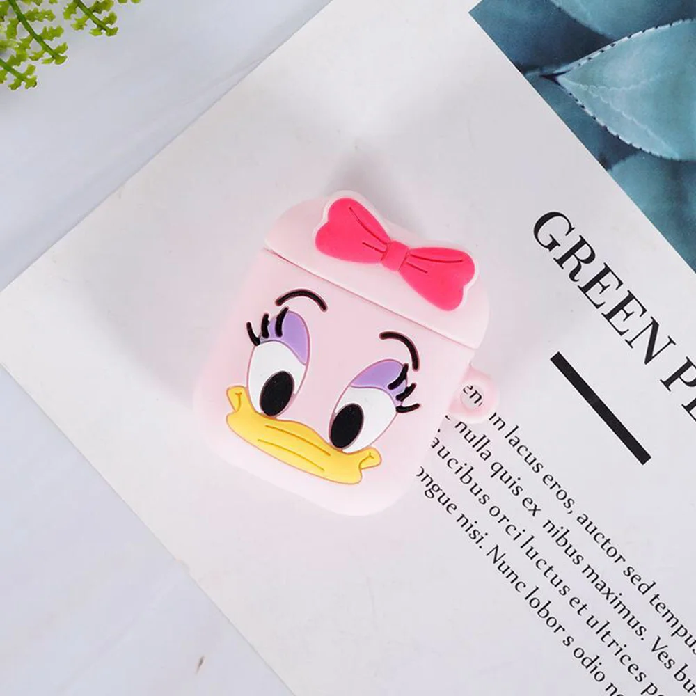 Stitch Mickey For Airpods 1 2 Case Fashion Box Soft Wireless Bluetooth Earphone Case For AirPods Dumbo Earphone Accessorie - Цвет: GJ0055