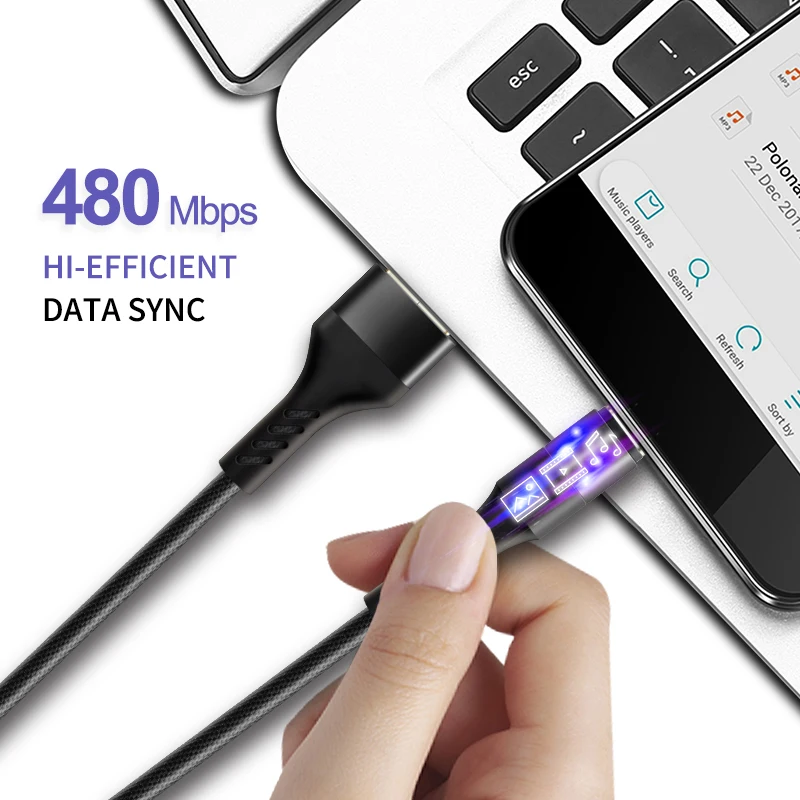 CABLETIME Micro USB Mobile Cable USB Cable USB Charger Phone Cable for Samsung Xiaomi Android USB 2.4A Charge Cord Micro C246
