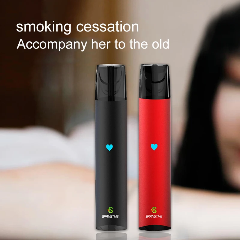 Preise Authentic Frühling SP2 Pod Verdampfer Kit 350mAh Batterie Mit 2ml Vape Patrone Flache Knopf kompatibel universal Relx Schoten