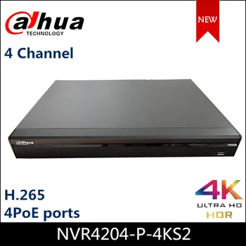

Dahua 4CH NVR 4 Channel NVR4204-P-4KS2 1U 4PoE 4K&H.265 Lite Network Video Recorder