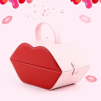 

Jewelry Box Portable Ring Stud Earring Box Lipstick Watch High-End Jewelry Box Jewelry Box