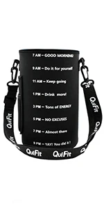 Gallon Water Bottle with Straw