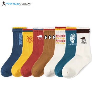 

Funny Cotton Harajuku Women Socks Casual Summer Streetwear Kawaii Cartoon Short Socks Female Happy Ankle Soft Sock