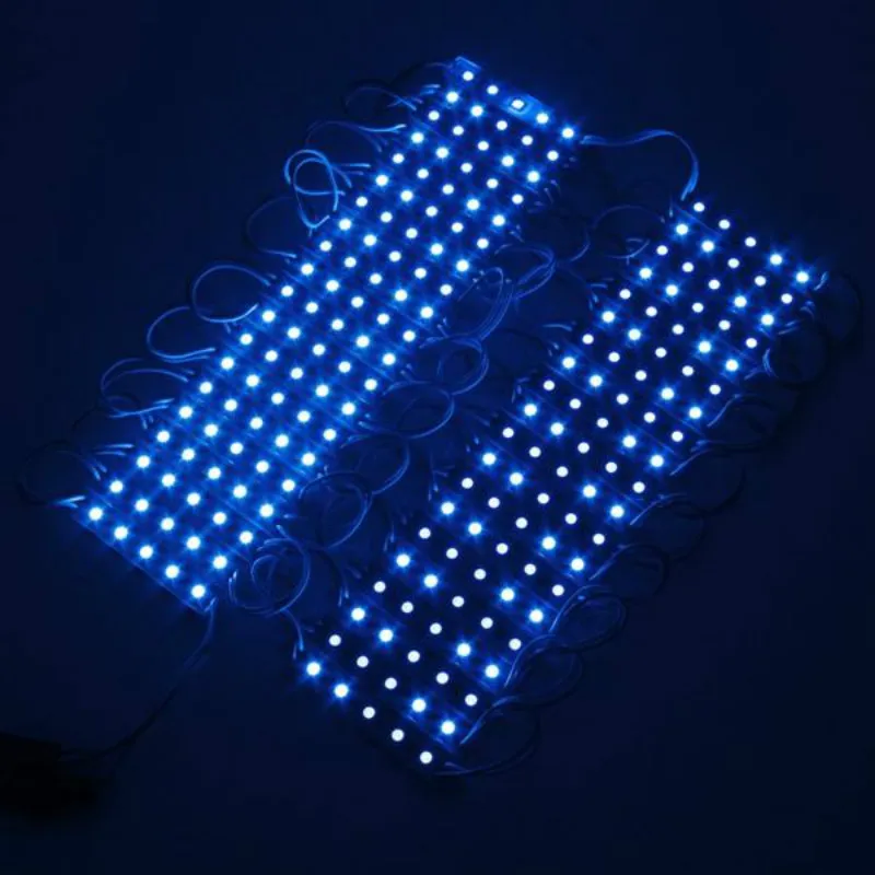 Синий Светодиодный модуль 200 SMD 5050 Светодиодный модуль газа светильник Водонепроницаемый жесткий полосу бар светильник лампы 12V витрину переднего светильник Инж - Цвет: Синий