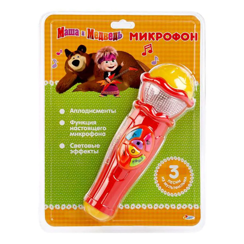 Микрофон Маша и медведь Играем вместе