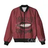 New Fashion Women/Men's  3D Print  Maneskin Band   Zipper Bomber Jackets Men Overcoat Mens Coat Zip Up Jackets 1