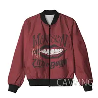 New Fashion Women/Men's  3D Print  Maneskin Band   Zipper Bomber Jackets Men Overcoat Mens Coat Zip Up Jackets 1