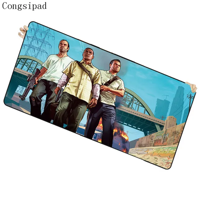 $US $5.45  GTA 5 Beach Mats Pattern Mouse Pad Mat for League of Legendsouse Pad Keyboard Mat Table Mat for Dot