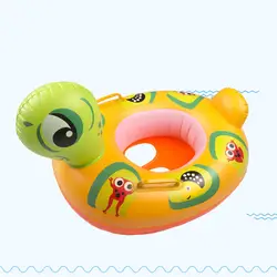Черепаха мультфильм плавать кольцо на праздник плавающий Лето Для детей Детское сиденье надувной плавательный бассейн плавающий тренажер