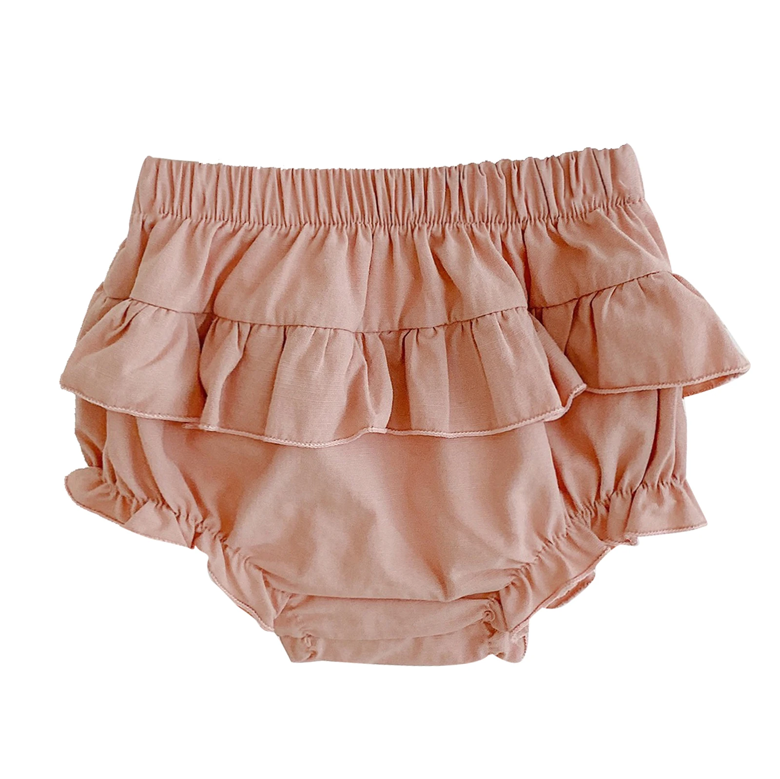 Cotton Ruffle Baby Girls Boys Bloomers Shorts Elastic Waistband Cute Pants Tutu Design Infant Short Diaper Cover Set беби-блумер