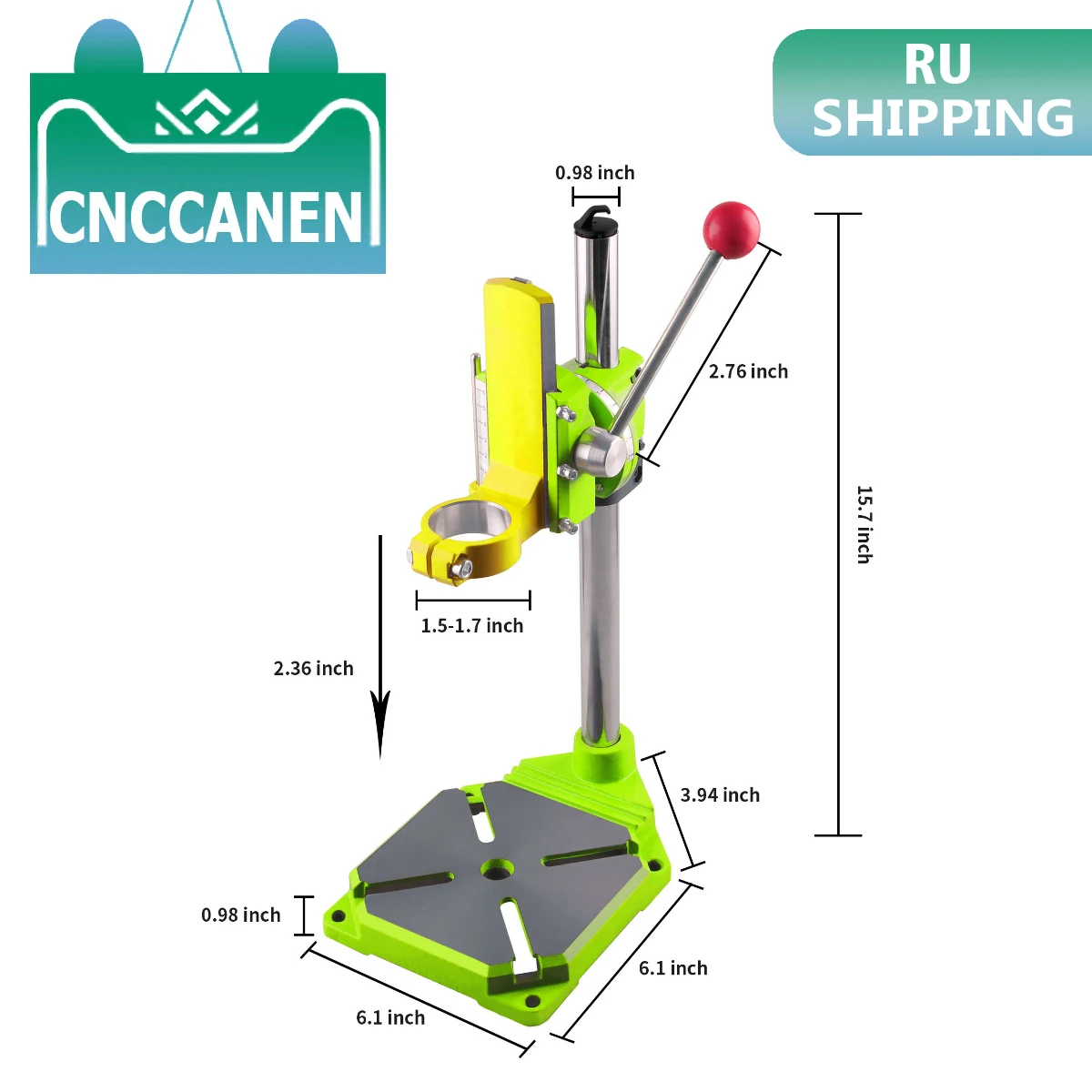 DrillPressStandRackForElectricPowerDrillsWorkbenchClamp