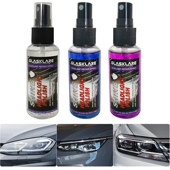 

Fluid Polishing Agent 50ml Car Headlight Lens Repair Refurbishment Easily Installation Personal Car Elements for GLASKLARE
