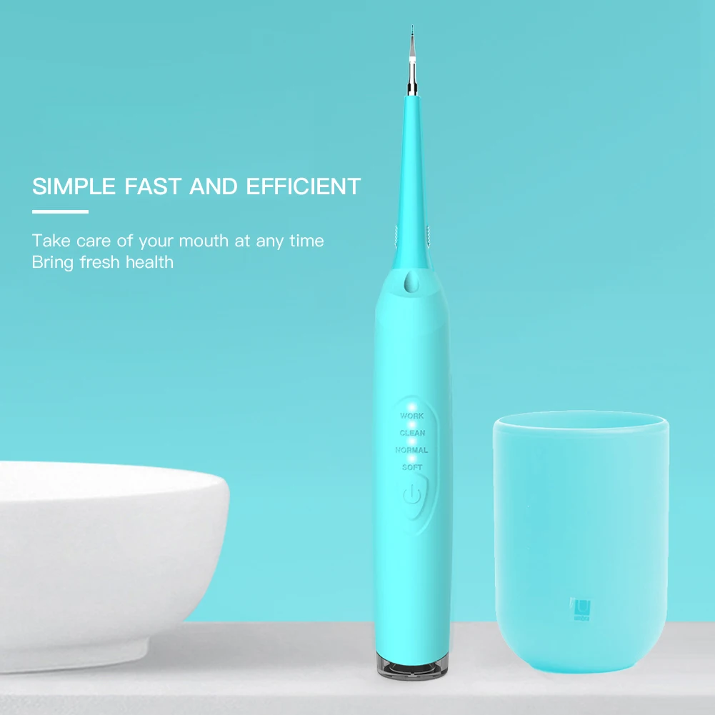 Portable Electric Sonic Dental Scaler Tooth Calculus Remover Tooth Stains Tartar Tool Dentist Teeth Whitening Oral Hygiene