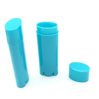 

600Pcs Empty 0.15oz Tubes Lipstick Containers Oval Flat Lip Balm Tubes 4.5g Multi Colour Bottle DIY Cosmetic Tube