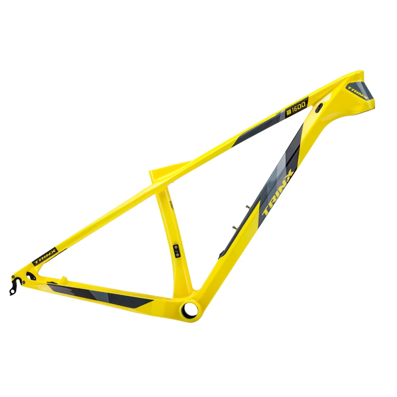 Glossy Yellow Black T800 карбоновая рама для велосипеда карбоновая MTB рама 29er 27,5 рама карбоновая для горного велосипеда Mtb велосипедная Рама углеродная - Цвет: Glossy Yellow Black