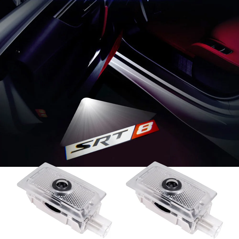 2 шт. машинные дверные лого светодиодный светильник s для Chrysler 200 300 Sebring Lancia Thema SRT8 с эмблемой Ghost Shadow предоставлено светильник 12V