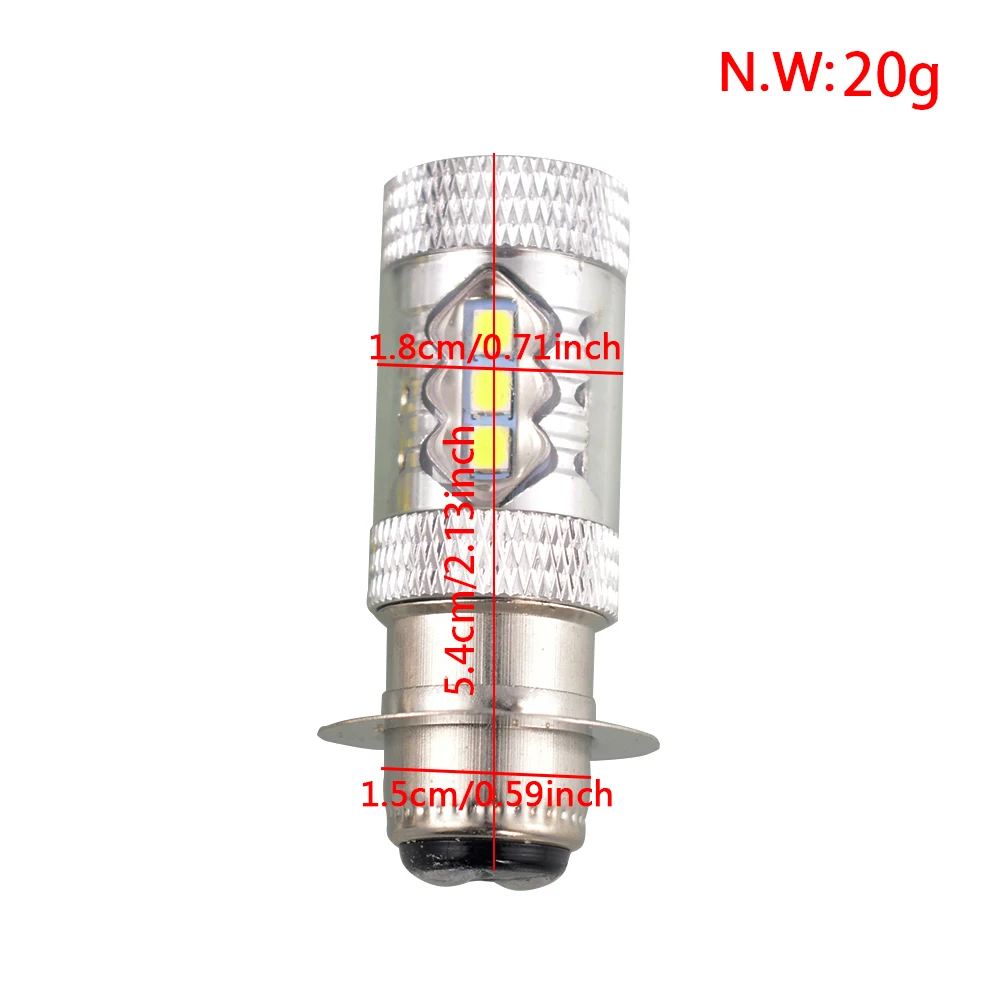 1 шт. P15D H6M мотоциклетная фара DRL Moto 20SMD светодиодные лампы освещение фонарь для