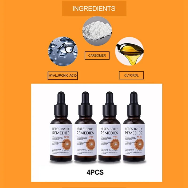 100% Pure Vitamin C + Hyaluronic Acid Smoothing Face Serum Anti-wrinkle Vc Face Whitening Essential Oil 100% Pure Vitamin C + Hyaluronic Acid Smoothing Face Serum Anti-wrinkle Vc Face Whitening Essential Oil