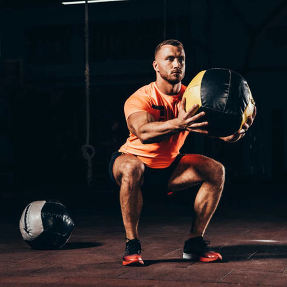 Crossfit Medicine Ball Home Fitness Wall Ball Exercise Weightlifting 35cm Empty Agility Training Ball Fitness Ball