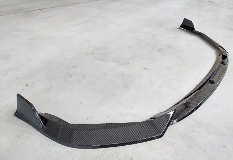 For toyota corolla Front bumper lip spoiler PP and carbon fibre Material car resr wing lip spoiler by Primer Color