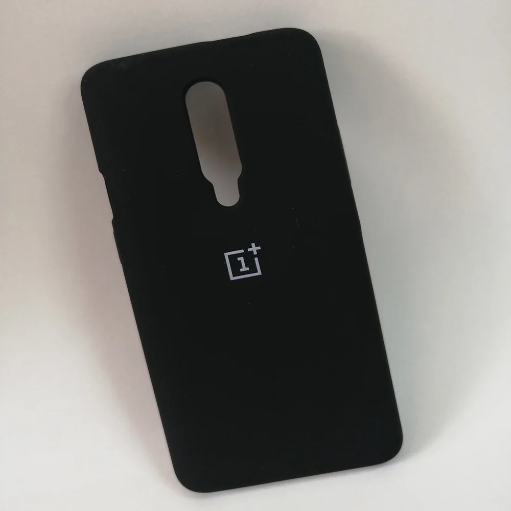 Black Чехол для Oneplus 7 Pro, официальный, силиконовый, мягкий, ультра тонкий, ударопрочный, полный, защитный чехол для Oneplus One Plus 7 7T Pro, чехол - Цвет: Black