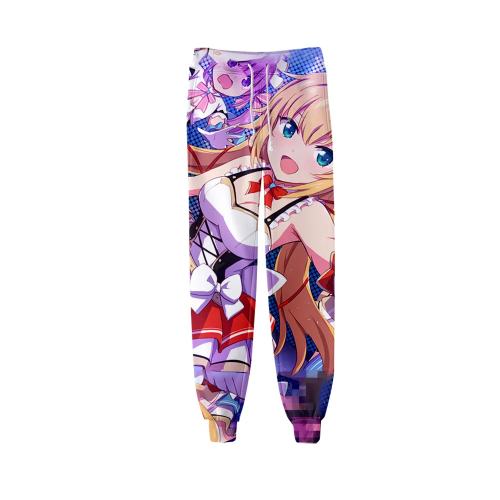 

HOLOLIVE VTuber Akai Haato 3D Men/Women Neutral StyleThreaded Bunched Trousers Japan Kawaii Threaded Bunched Leg Pants