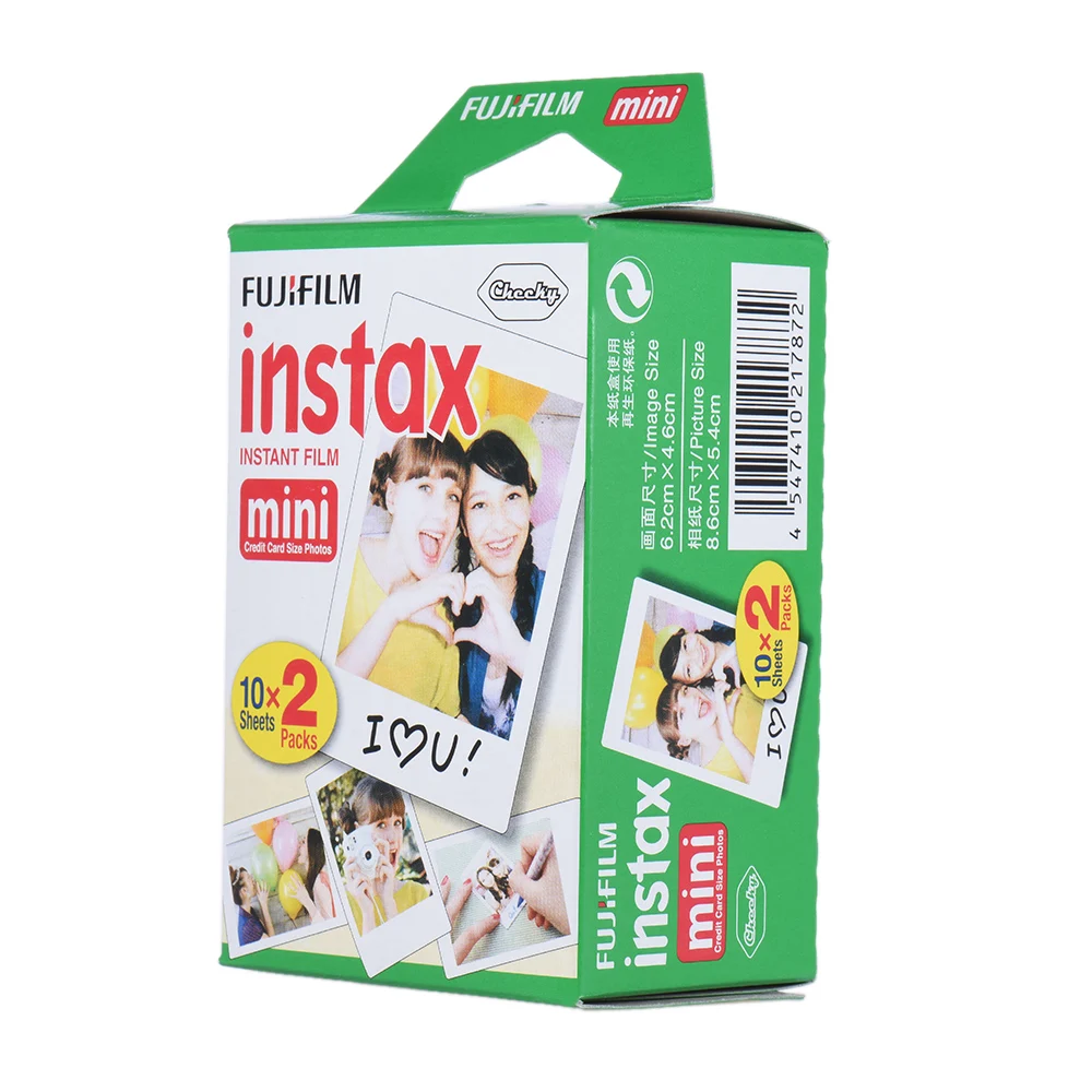 100 листов Fujifilm Instax Mini пленка Instax Mini 8 9 фильм Фотобумага для ЖК-дисплея с подсветкой Fujifilm Instax Mini 7 s/8/25/90/9 Instax Камера мини