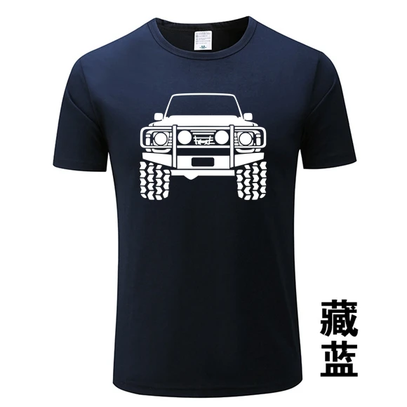 Футболка мужская и женская из хлопка для автомобиля 4x4 Y60 1 Y61|Футболки| |