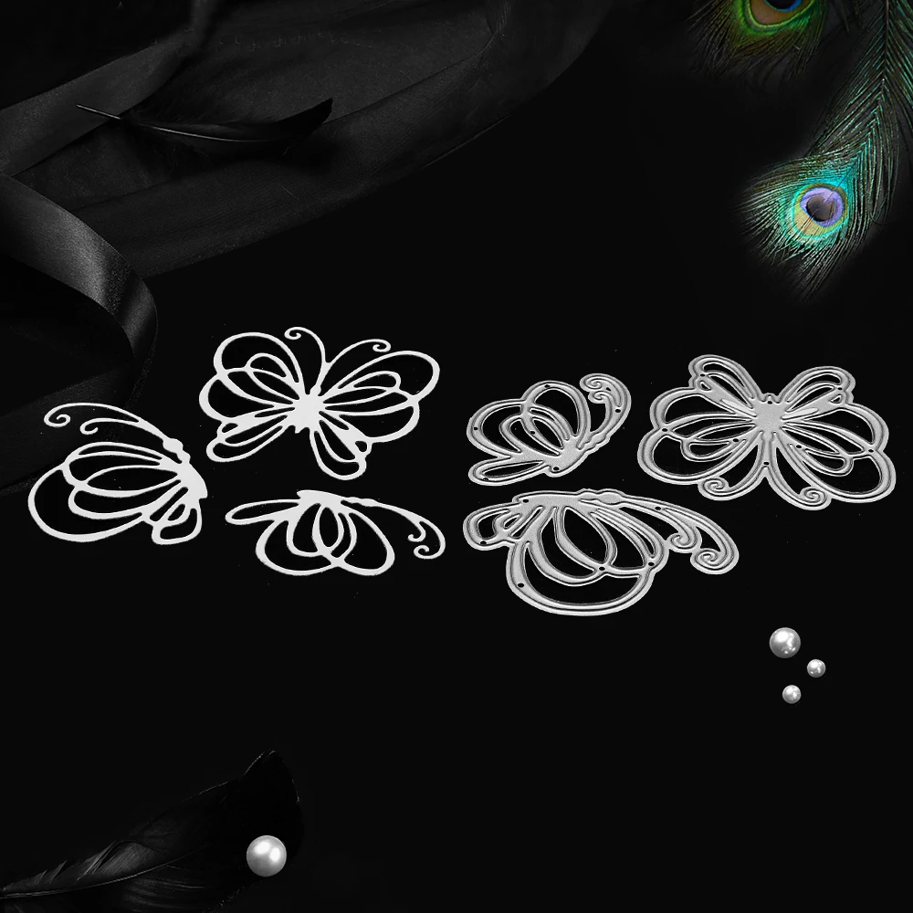 3 шт. бабочки штампы металлические Вырубные Скрапбукинг карты изготовление