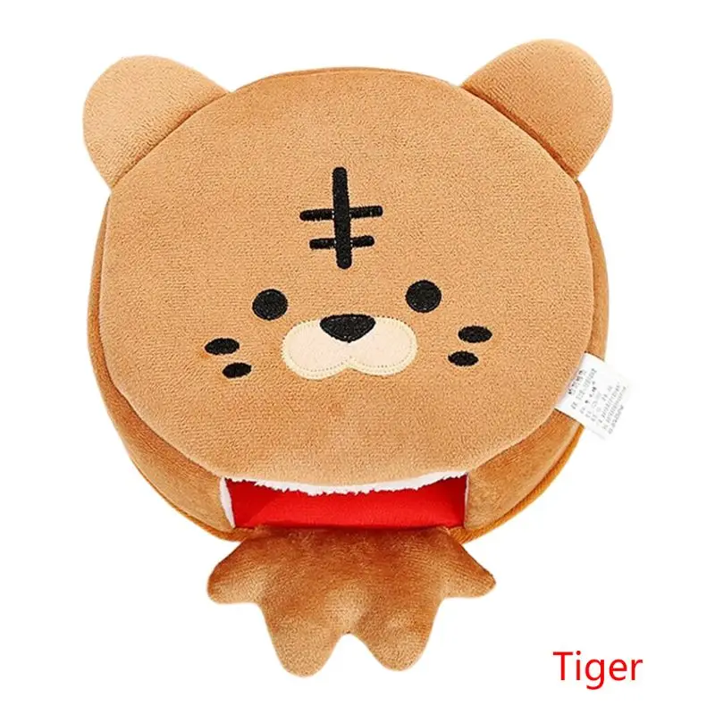 Cute Animal USB Heated Mouse Pad Thick Plush Winter Hand Warmer Heating Mice Mat 3