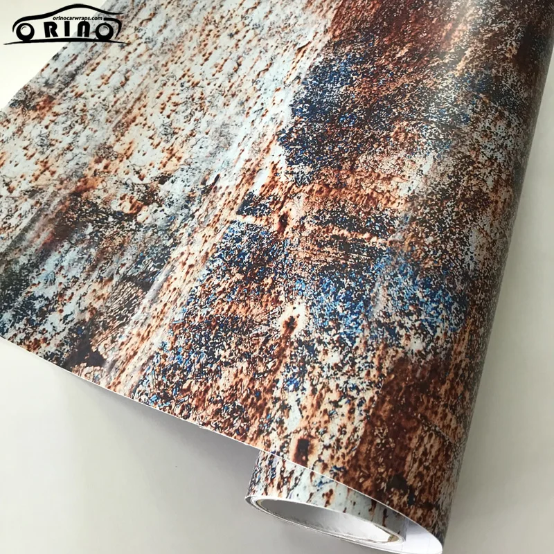 Rusty Car Wrap Sticker Foil-1