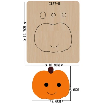 

New Halloween, pumpkin Wooden die Scrapbooking C-157-5 Cutting Dies Compatible with most die cutting machines