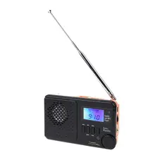 Цифровые часы AM FM радио MP3 музыкальный плеер динамик Поддержка TF карты и U диск W91A