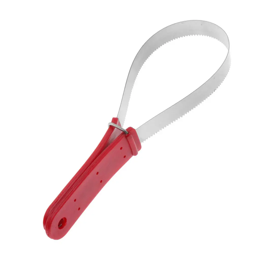 Stainless Steel Metal Animal Equine Sweat Scraper Shedder Shedding Blade for Horse Random Color Outbit Equine Sweat Scraper