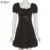 KLALIEN Fashion Elegant Bow White Female Mini Dress Summer Party Birthday Festival Cute Sexy French Romantic Silk Dress Wom