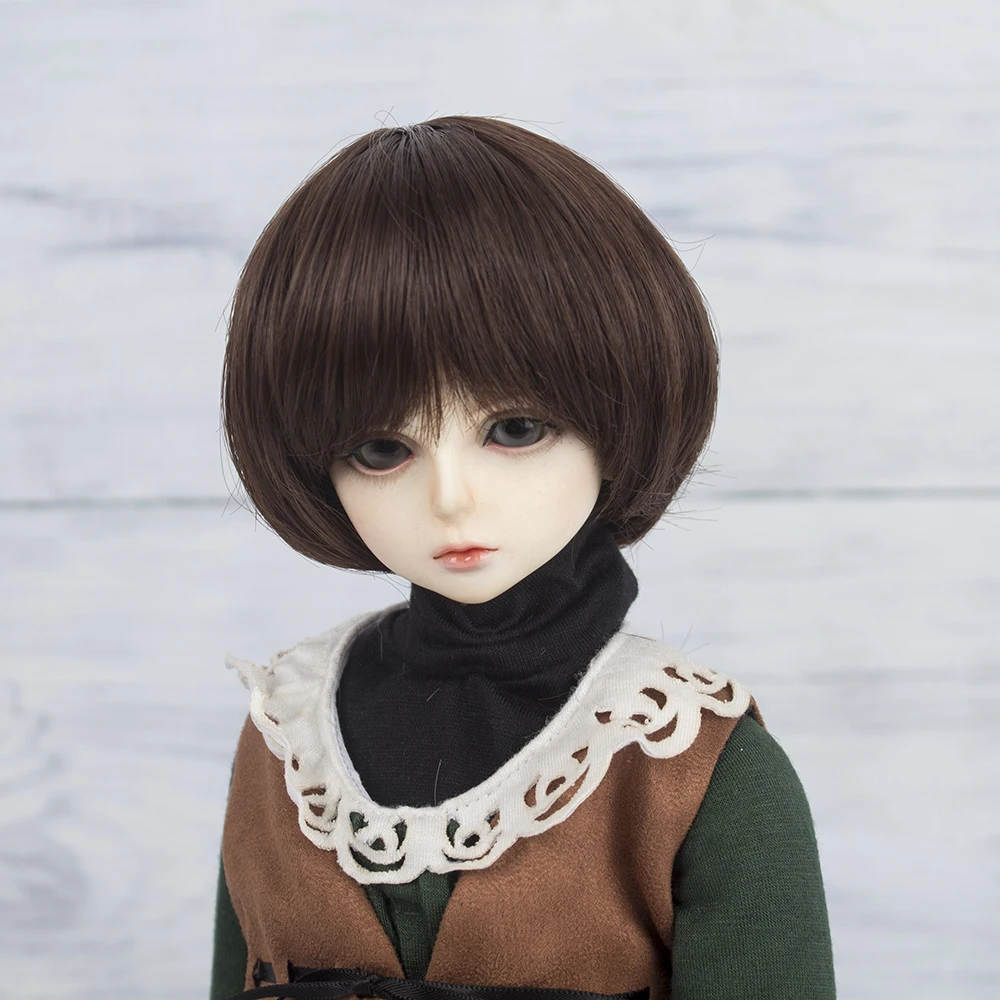 Muziwig 1 шт. bjd парик для мальчиков короткая кукла с прямыми волосами 1/3 1/4 1/6