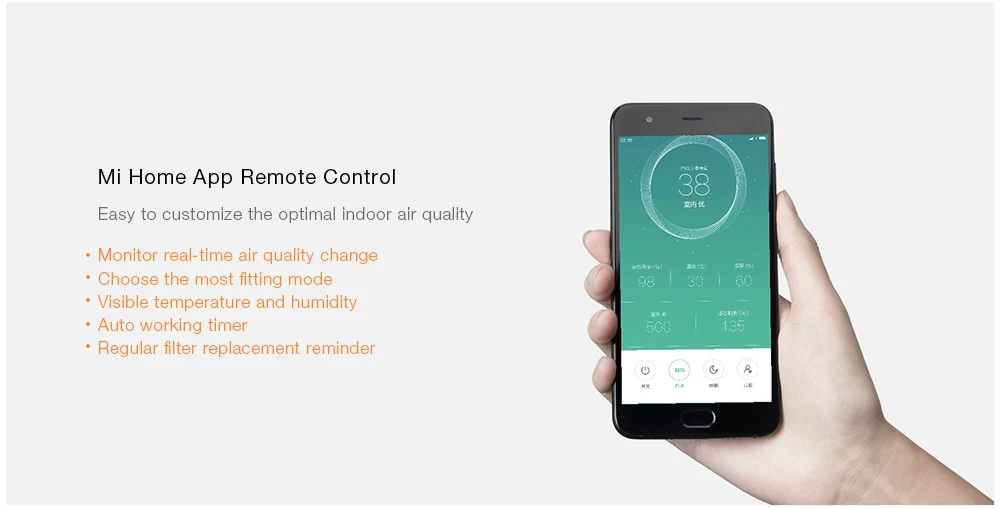 Xiaomi Mi очиститель воздуха 2S для очистки формальдегида Интеллектуальный бытовой Hepa фильтр смартфон приложение управление Wi-Fi RC