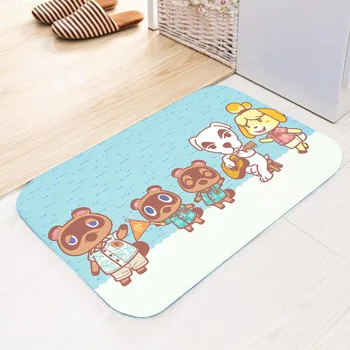 

Switch Hot Game Animal Crossing Pattern Water-Absorbent Anti-Skid Bathroom Bathtub Floor Mat Door Mat