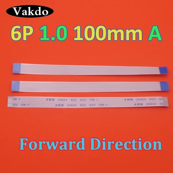 

50X FFC FPC Flexible Cable for ACER 4741 4741G 5750 5750G Touchpad flex cable Length 10cm 6- Pin 1.0mm pitch 6 pin forward 100mm