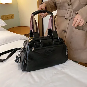 

Bags for women Women's bags Brand Originality Design Women's new 2019 Joker-slung Boston bag women's large shoulder bag handbag