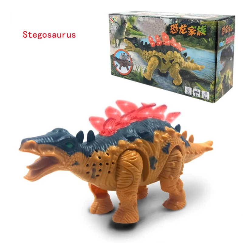 Electric Walking Dinosaur Pterosaur Spinosaurus Stegosaurus Ceratosaurus With Light Sound For Kids Baby Toys Birthday Gift 9