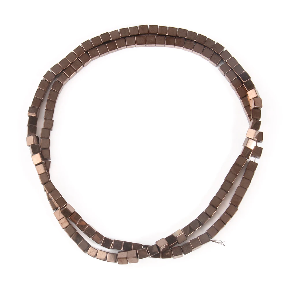 Matte 18K Rose Gold Hematite Beads