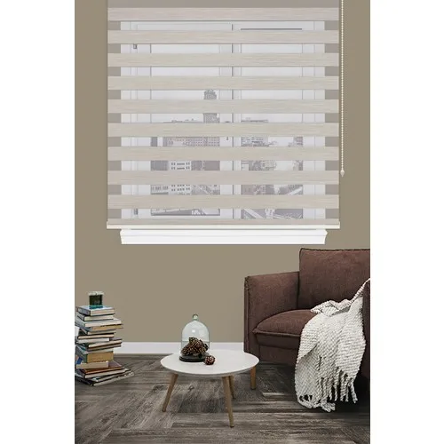 

Kozastor Beige Mealy Bamboo Zebra Curtain 125 V02 Eteksiz