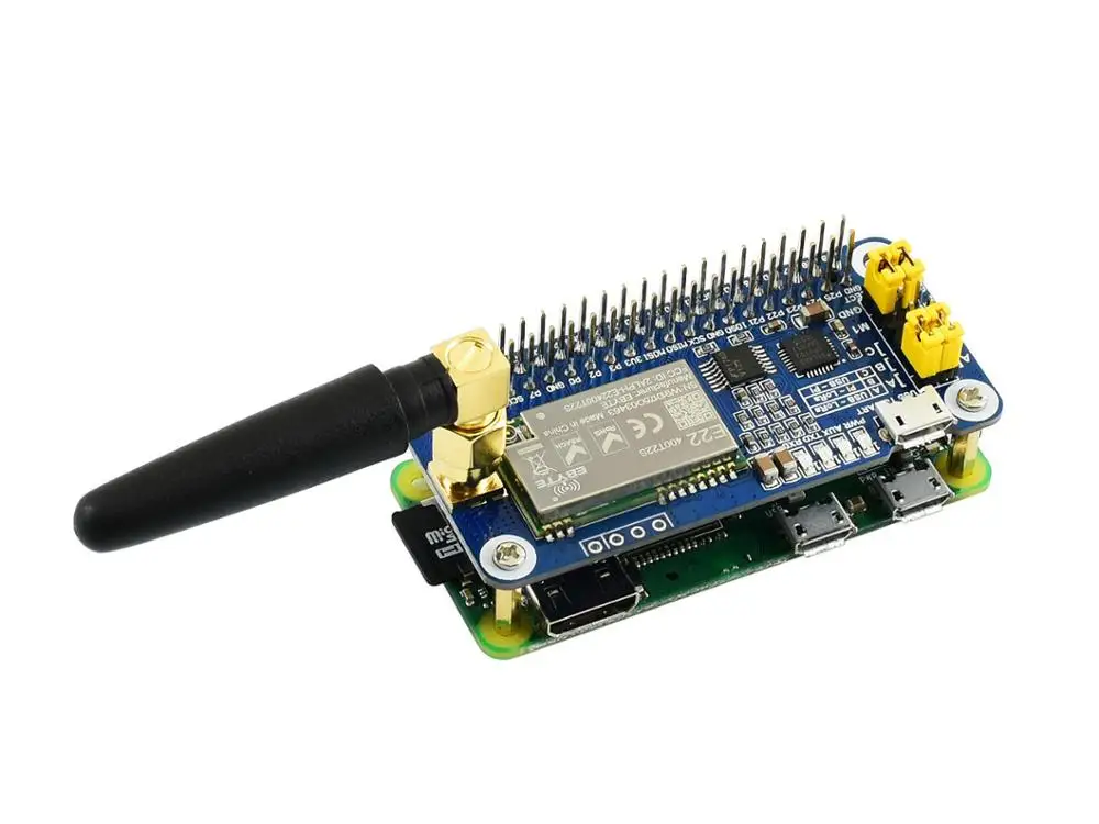 Faixa de Freqüência Adequado para Controle Coleta de Dados Baseado em Sx1268 Lora Cobre Mhz Industrial Casa Inteligente Sx1268 433 m Hat - Imagem 3